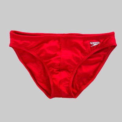 Speedo Men Red solar swim brief bikini Swimwear size 30 32 34 36 - Main Image