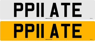 PP11 ATE (PLATE) - NUMBER PLATE PRIVATE REGISTRATION CHERISHED PLATE FOR SALE