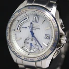 Seiko Brightz 8B54-0AW0 Radio-Controlled Solar Men's Watch Steel Bracelet