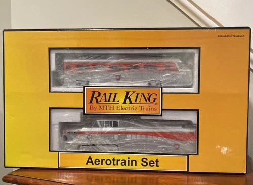 MTH RailKing 30-2210-1 PRR Aerotrain Train Set Pennsylvania 1000 PS 2.0 BCR NIOB