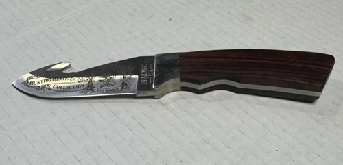 BEAR MGC KNIFE W GUT HOOK NAHC HUNTING HERITAGE COLLECTION LIFE MEMBER