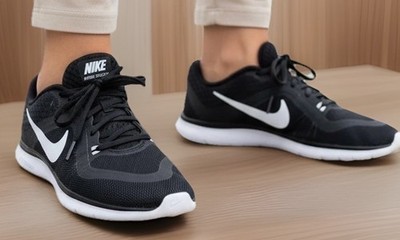 Nike Training Flex TR 6 Women s 6.5 Black/White Athletic Training Shoes
