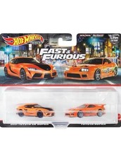 Hot Wheels Fast Furious Toyota Supra 2 pack MINT Factory Sealed Free Shipping