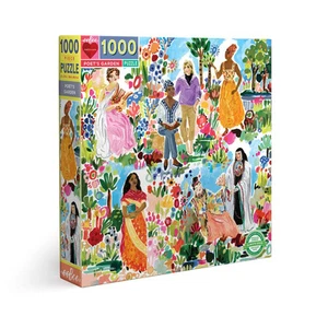 Poets Garden 1000 Piece Jigsaw Puzzle Featuring Seven Women Poets by eeBoo