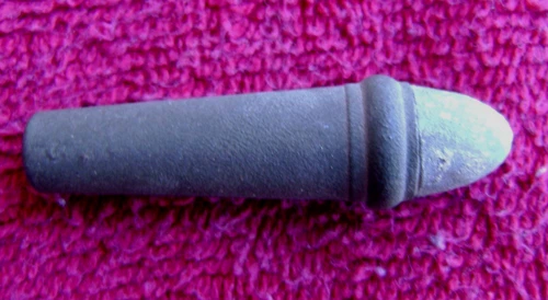 EXCAVATED .54 CAL. BURNSIDE CARBINE BULLET-M&M # 171  (PORT HUDSON)