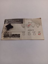 Williams Rear Rifle Sight Blade. New Old Stock.