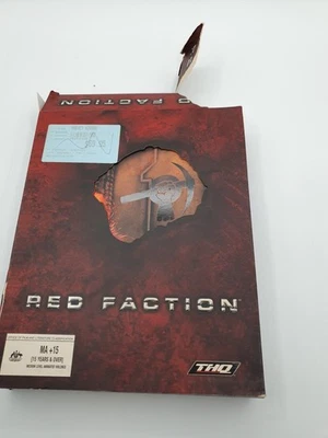 90s big box game red faction- box only - Image 1 of 4