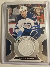 2017-18 Upper Deck Series 1 Ud Game Jersey Mark Scheifele Gj-ms