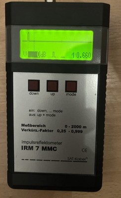 IRM 7 MMC Impulsreflektometer TDR SAT-Kabel Messgerät SD-Karte fähig