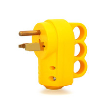 Welder Plug 50 Amp NEMA 6-50P Replacement Male Plug Heavy Duty Yellow ETL Listed