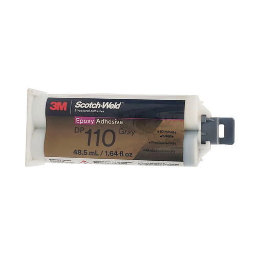EXPIRED - 3M - Scotch-Weld Gray DP110 Epoxy Adhesive - 1.7 oz Lot# 7365223284