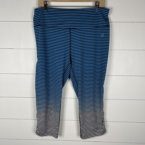 Vogo Athletica Women Blue Stripe Ombre 