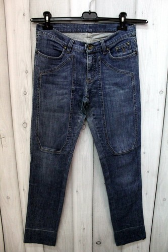 Jeans Jeckerson Donna Taglia 44 Blu Cotone Pants Logo Woman Pantalone Italy  Pant | eBay