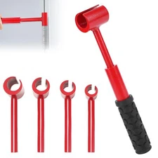 4 in 1 Door Hinge Adjustment Tool, Multi-Size Hinge Adjustment Tool with Rubber