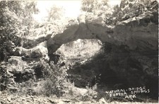 Picturesque View of Natural Bridge, Eureka Springs, Arkansas Postcard