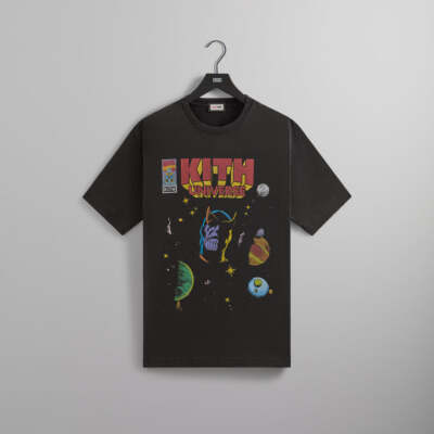 Kith x Marvel Infinity Vintage Tee Black Small SS24 BRAND NEW IN