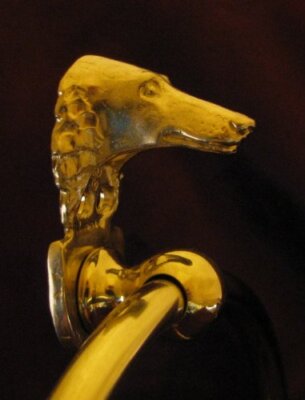 BORZOI Bronze Towel Ring!