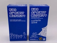 2 Kids Against Maturity Card Games: Original & Illustrated Edition 1200 cards