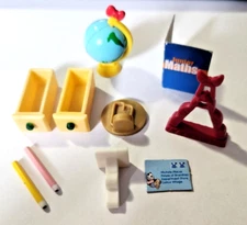 10 PCS SYLVANIAN FAMILIES CALICO CRITTERS ACC. LOT REPLACEMENT PCS