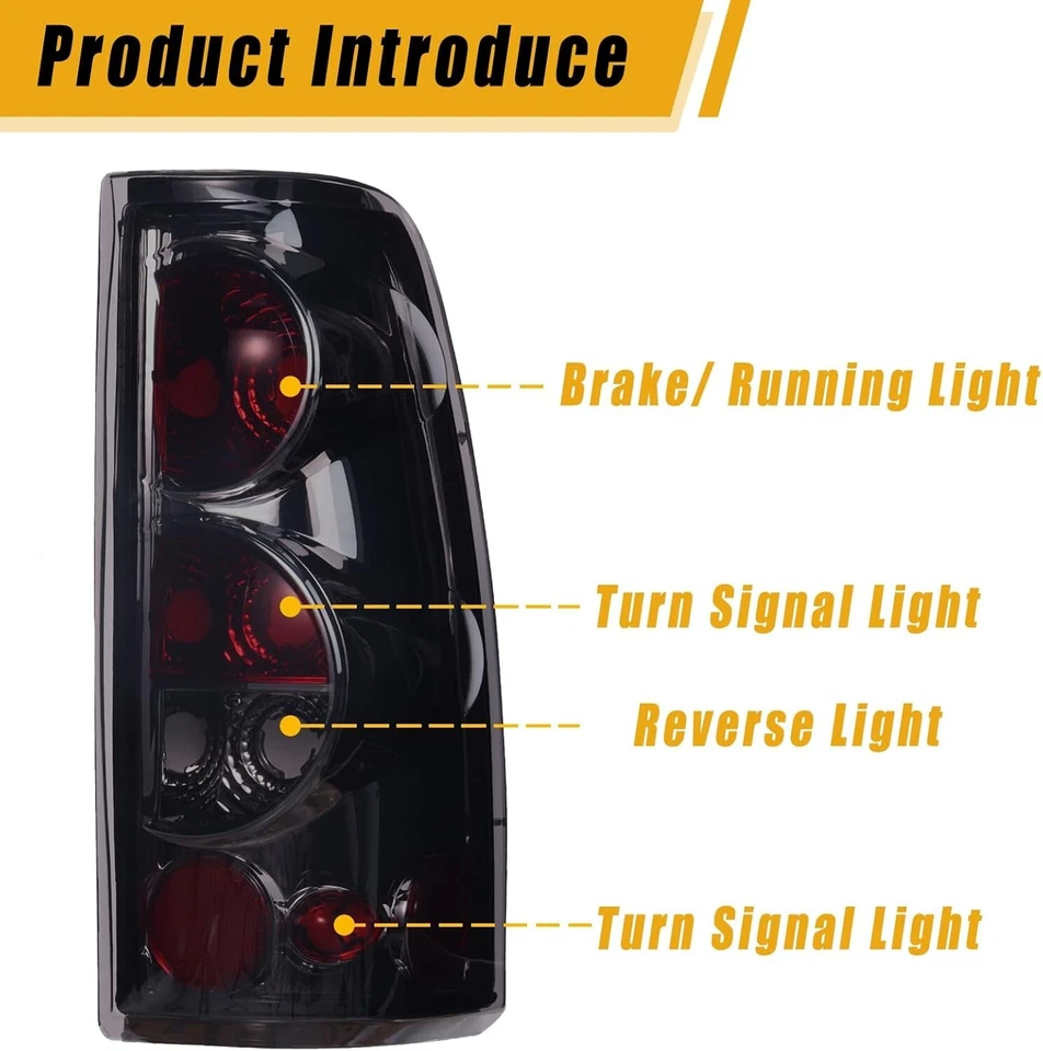 🆕 Luz trasera DERECHA 1999-06 para Chevy Silverado 1500 2500 3500 GMC Sierra Foto 2 de 4