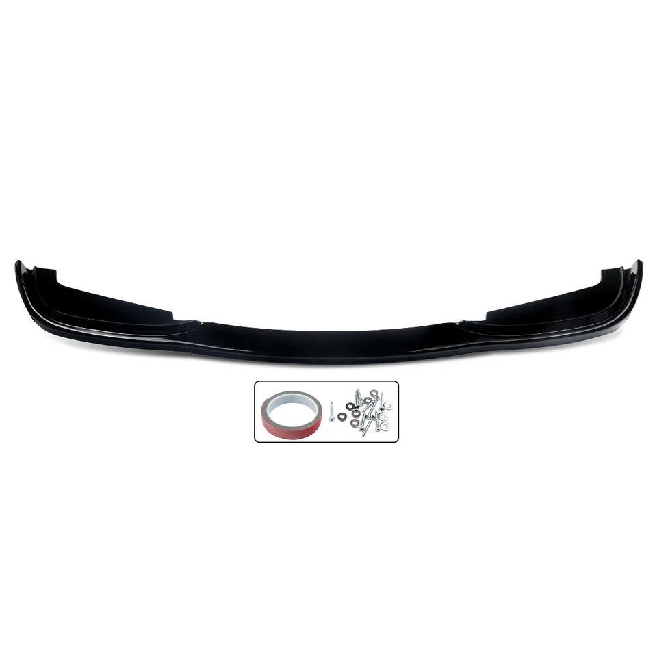 H Style For 2002-2005 BMW E46 4Dr 325i 330i M Sport Front Bumper Lip Gloss Black Foto 3 de 4