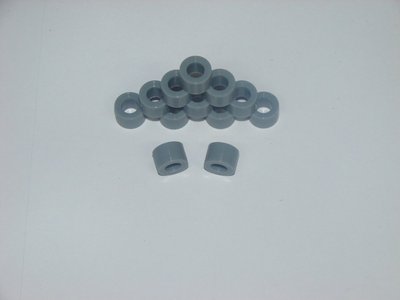 8 Pr .428 - .447 AFX G+ Tyco Magnum Slot Car Tires Ultra Tire Grey Silicone C 1
