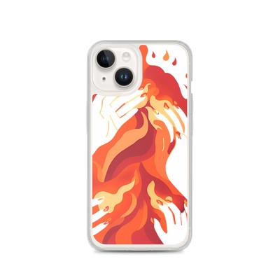 MagSafe  clear case for iPhone  Fire Design
