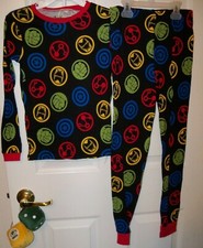Avengers Hulk Ant Man Iron Man Logo 2 Piece Pajama PJ Set Boys Size 4 NWT