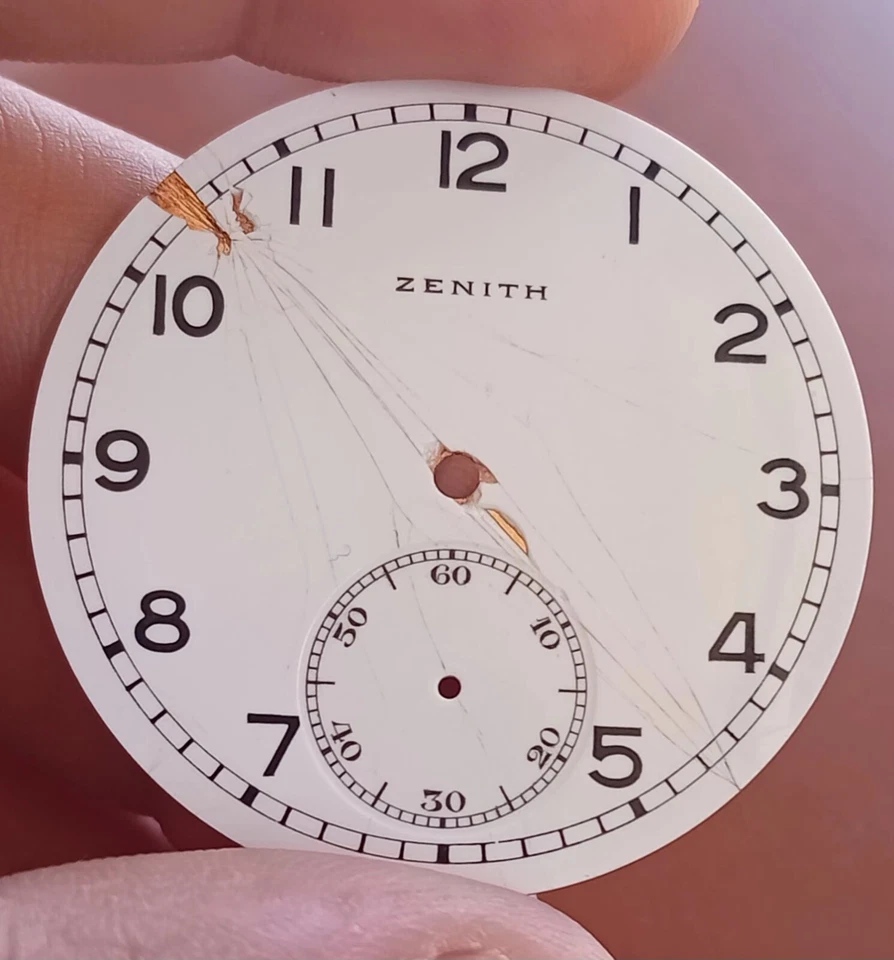 Cadran Montre Zenith pocket. Roamer .berthoud Geneve .Monvis 25 rubis - Image 4 of 4