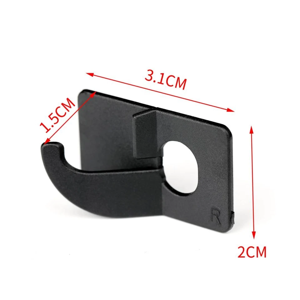 10pcs Plastic Arrow Rest Archery Recurve Bow Shooting Adhesive RH LH Hunting - Image 2 of 4