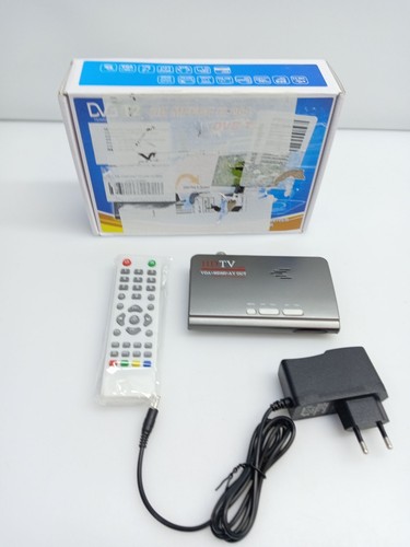 Nadalan HD 1080P VGA DVB-T/T2 AV zu VGA Fernsehkasten mit HDMI VGA USB MPEG4
