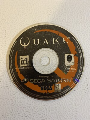 Quake (Sega Saturn, 1997) Acceptable TEEN Disc Only