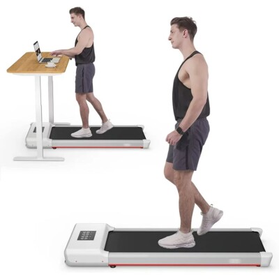 DPForest 2.5HP Under Desk Treadmill: Portable, LED Sport Walking Pad 
