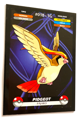 2025 POKEMON KANTO CREALASER TCG Card #018 PIDGEOT Peru Edition | eBay