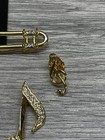 Brooches pins Lot Trombone Saxophone Trumpet Musical Notes Rhinestones vintage — photo 6