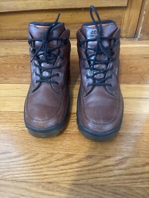 Ecco gore-tex men's eu 45 us 11-11.5 brown leather boots