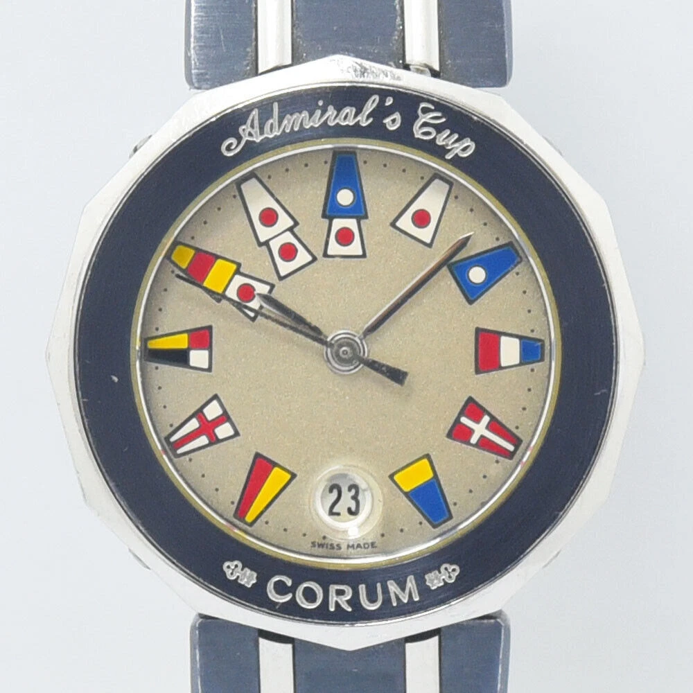 CORUM 39610.30 V50B Admirals cup Watch Band 6.10inch Used 230925T