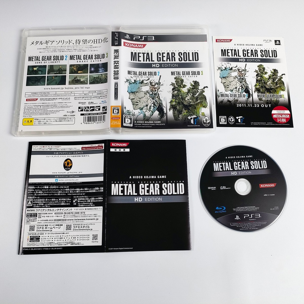 PlayStation 3 Metal Gear Solid Ground Zeroes Rising Peace
