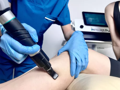 Tragbares 10Bar radiales Stoßwellentherapiegerät zur Sehnenentzündung Schmerzlinderung - Bild 11 von 15