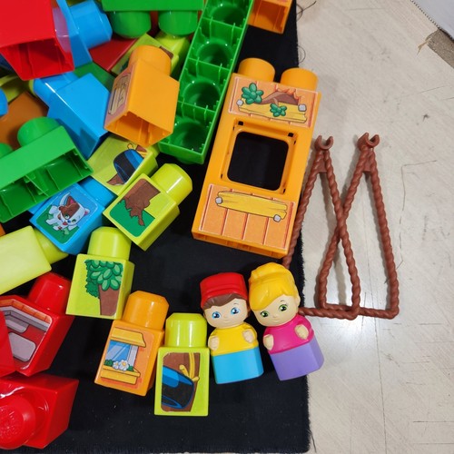 Fisher Price 120 Mega Bloks Tree house Playdate Set w/ 2 Block Buddies Boy Girl - Picture 11 of 12