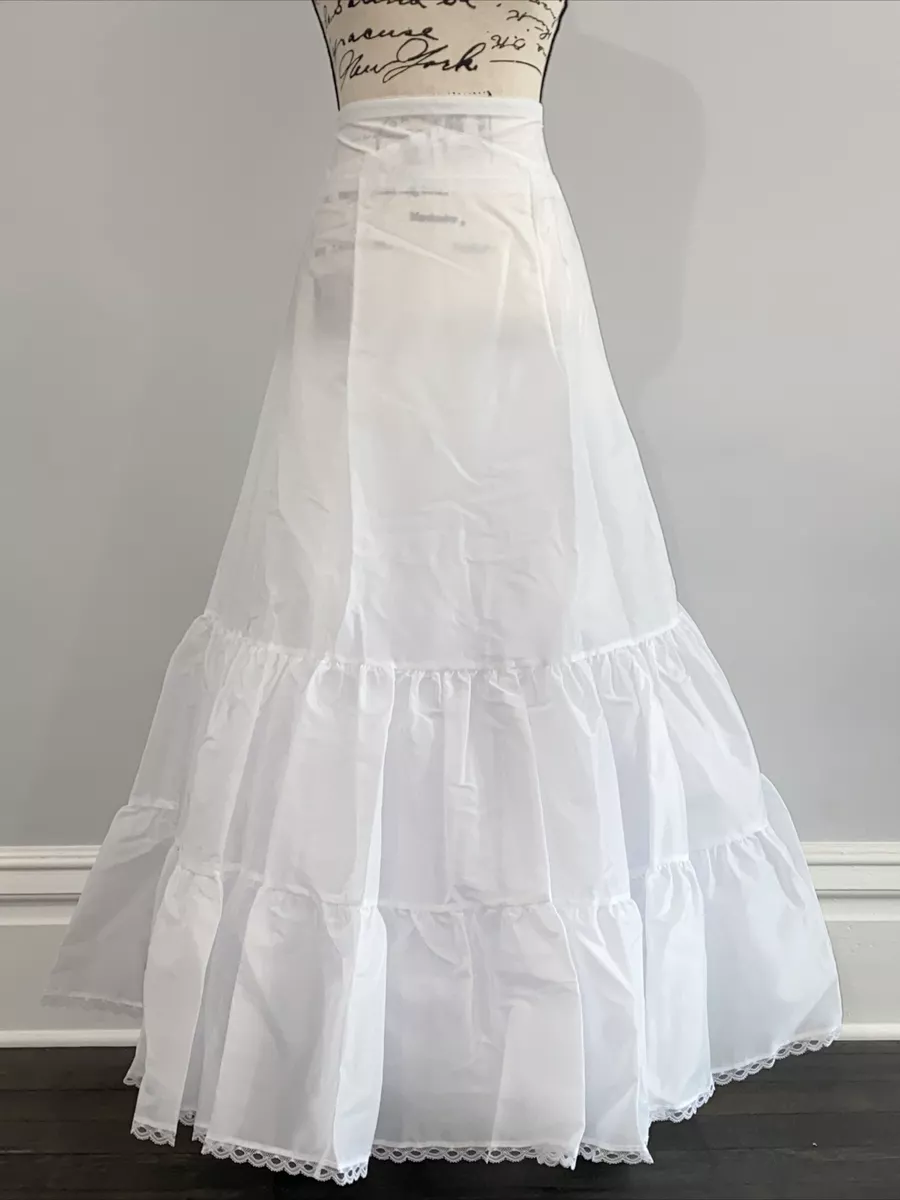 David’s Bridal Underskirt Petticoat Skirt 2 Tier Slip Size 6