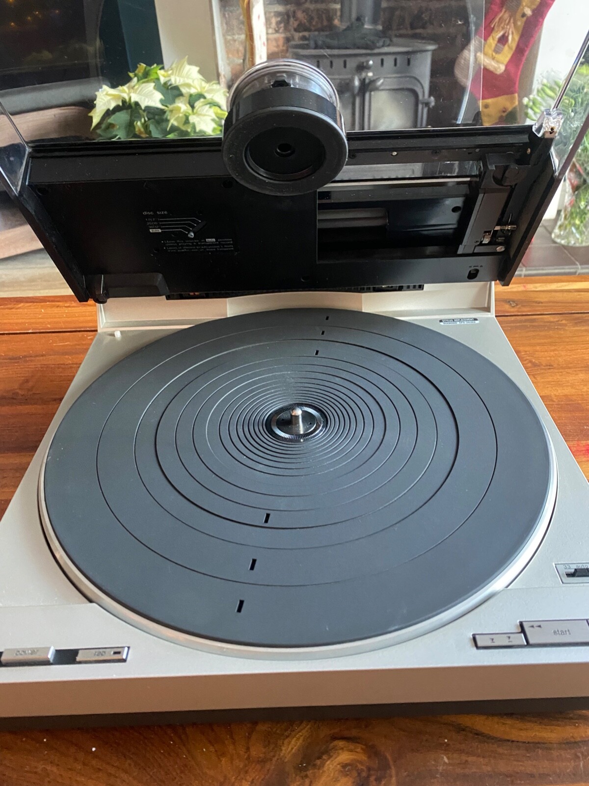 Technics SL7 Linear Turntable EPCP202C Stylus Stands Ex