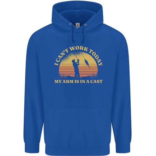 Funny Fishing Arm is In a Cast Fisherman Childrens Kids Hoodie - Picture 57 of 84