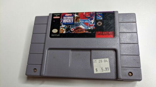 ESPN National Hockey Night (Super Nintendo Entertainment System SNES)-Cart Only  - Picture 1 of 3