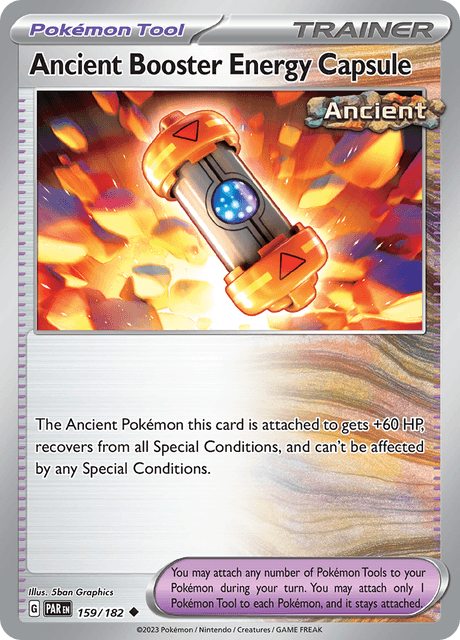 Pokmon TCG Ancient Booster Energy Capsule 159/182 Uncommon Paradox Rift  NM/M | eBay