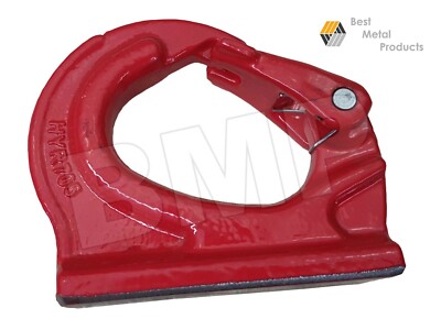 3 Ton Weld-On Anchor Hook - G80 Yellow Tow Truck Hook, 6600 Lbs WLL For Wreckers & Rollbacks