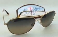Polarized MAUI JIM Sunglasses CLIFF HOUSE MJ 247-16 Gold Frame w/HCL Bronze Lens