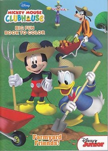 New Disney Mickey Mouse Coloring Book ~ Farmyard Friends! | eBay