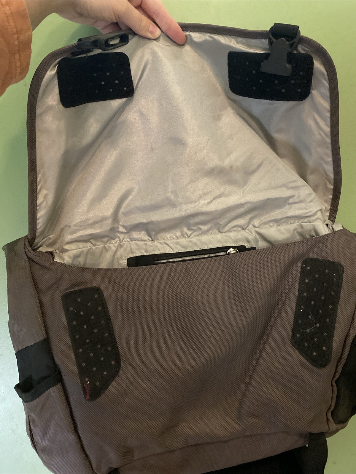Patagonia Messenger Bag Brown Laptop Satchel SEE PICS