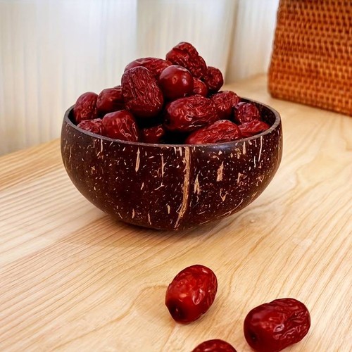 Coconut Bowl Set Handmade Bowls Natural Spoon Wooden Breakfast Salad Smoothie UK - Picture 2 of 4